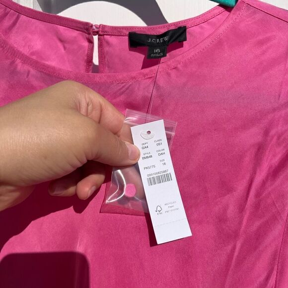 J Crew Cupro Blend Midi T-Shirt Dress NWT - Picture 7 of 11